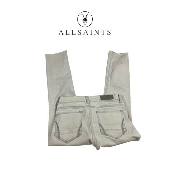 Allsaints White Jeans. Sz 27 - Picture 1 of 5
